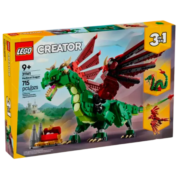 Constructor LEGO Medieval Dragon Dragon/ Multicolor photo 1