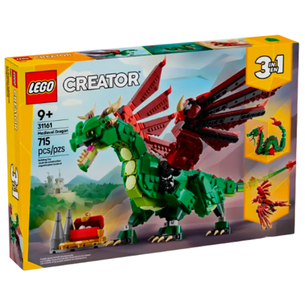 Constructor LEGO Medieval Dragon Dragon/ Multicolor photo 1