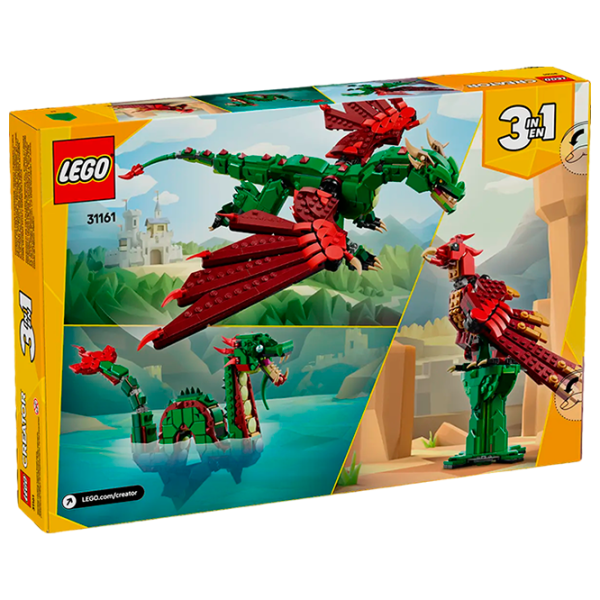 Constructor LEGO Medieval Dragon Dragon/ Multicolor photo 8