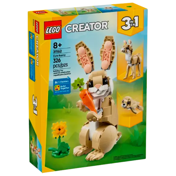 Constructor LEGO Cute bunny Iepure/ Multicolor photo 1