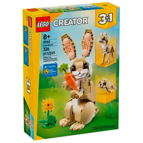 Constructor LEGO Cute bunny Iepure/ Multicolor photo 1