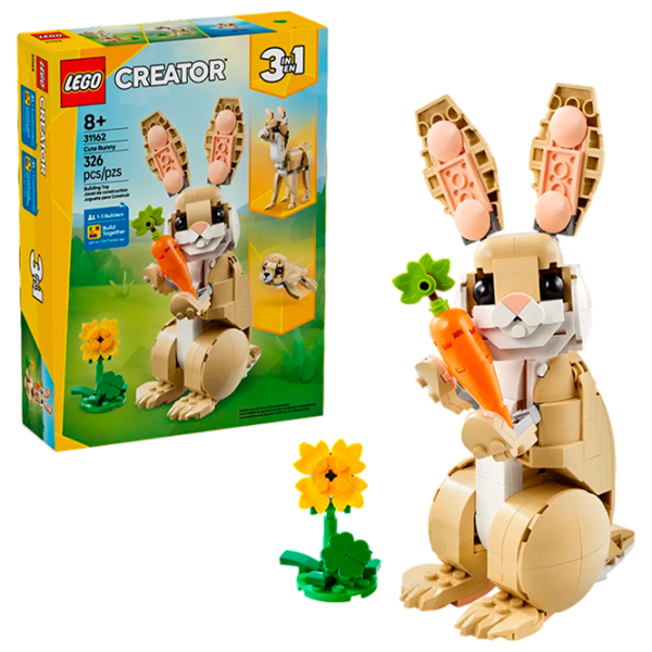 Constructor LEGO Cute bunny Iepure/ Multicolor photo 2