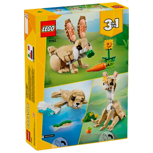 Constructor LEGO Cute bunny Iepure/ Multicolor photo 8