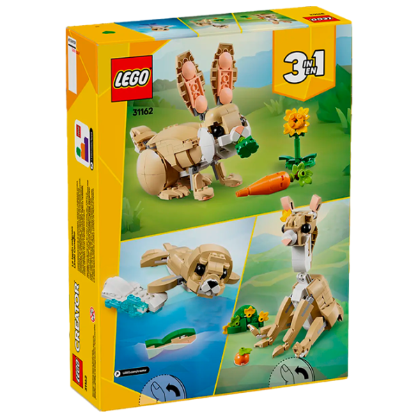 Constructor LEGO Cute bunny Iepure/ Multicolor photo 8