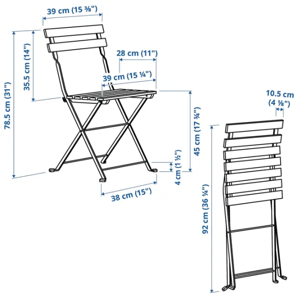 Кемпинговый стул Ikea Tarno Массив / Зеленый photo 4