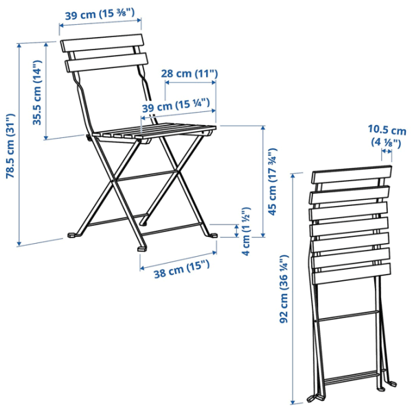 Кемпинговый стул Ikea Tarno Массив / Зеленый photo 4