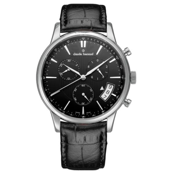 Наручные часы для мужчин Claude Bernard 01002-3-NIN Кварцевый / 42 мм photo 1 Наручные часы для мужчин Claude Bernard 01002-3-NIN Кварцевый / 42 мм photo 1