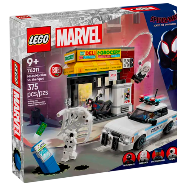 Constructor LEGO Miles Morales VS The Spot Spiderman/ Multicolor photo 1