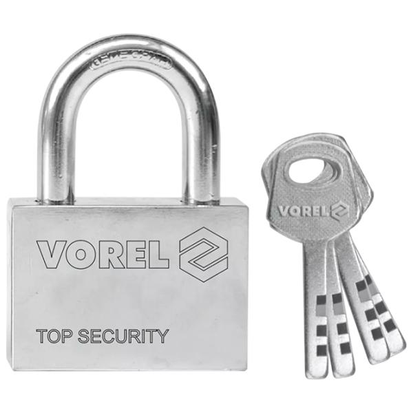 Висячий замок Vorel VOR77005 Чугун / Ключ photo 1