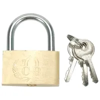 Висячий замок Toya TOY77500 Латунь / Ключ