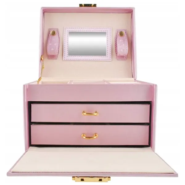 Органайзер для ювелирных изделий Iso Trade 6348  Массив / Розовый photo 3 Органайзер для ювелирных изделий Iso Trade 6348  Массив / Розовый photo 3