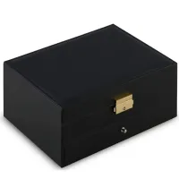 Органайзер для ювелирных изделий Massido MS-709  ЭКО Кожа / Черный