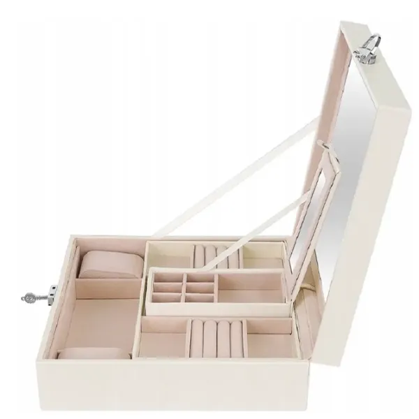 Organizator de bijuterii Beautylushh 8895  PU / White photo 2 Organizator de bijuterii Beautylushh 8895  PU / White photo 2