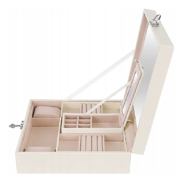 Organizator de bijuterii Beautylushh 8895  PU / White photo 2 Organizator de bijuterii Beautylushh 8895  PU / White photo 2