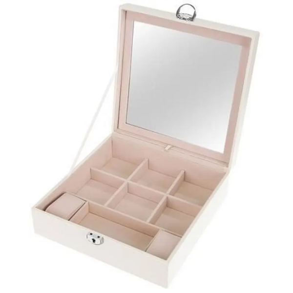 Organizator de bijuterii Beautylushh 8895  PU / White photo 3 Organizator de bijuterii Beautylushh 8895  PU / White photo 3