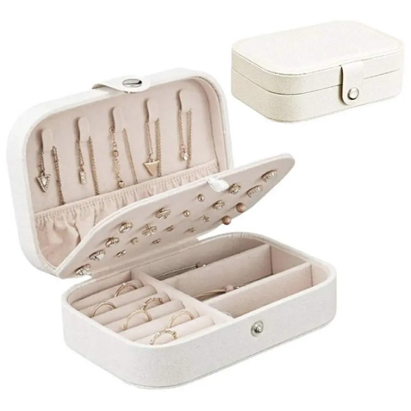 Organizator de bijuterii Aptel CA21A  Catifea / White photo 2 Organizator de bijuterii Aptel CA21A  Catifea / White photo 2