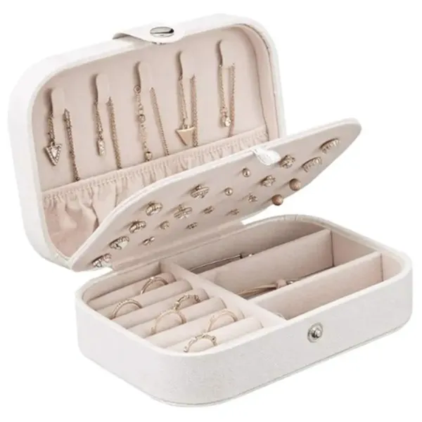 Organizator de bijuterii Aptel CA21A  Catifea / White photo 4 Organizator de bijuterii Aptel CA21A  Catifea / White photo 4
