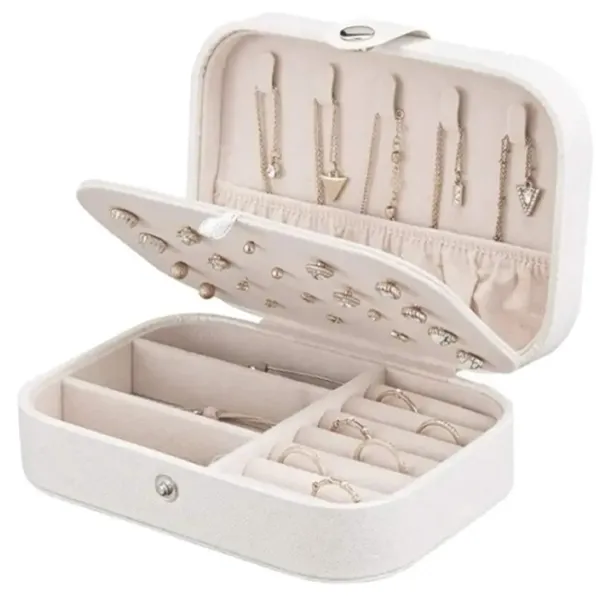 Organizator de bijuterii Aptel CA21A  Catifea / White photo 6 Organizator de bijuterii Aptel CA21A  Catifea / White photo 6