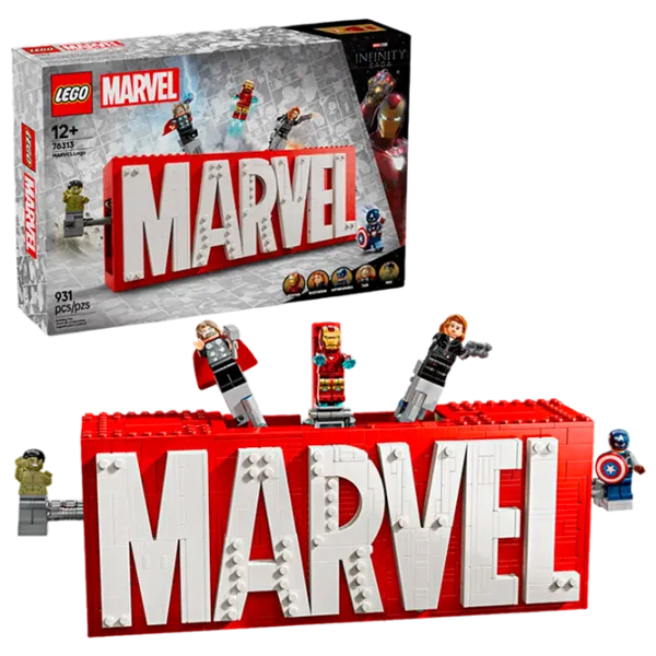 Constructor LEGO MARVEL Logo and Minifigures Marvel/ Multicolor photo 2