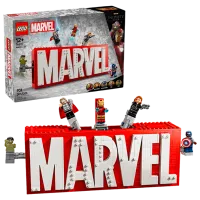 Constructor LEGO MARVEL Logo and Minifigures Marvel/ Multicolor photo 2