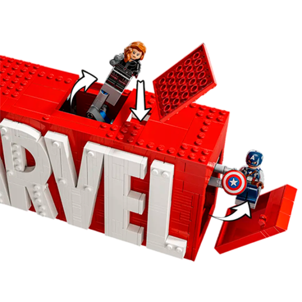 Constructor LEGO MARVEL Logo and Minifigures Marvel/ Multicolor photo 4