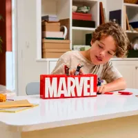 Constructor LEGO MARVEL Logo and Minifigures Marvel/ Multicolor photo 6