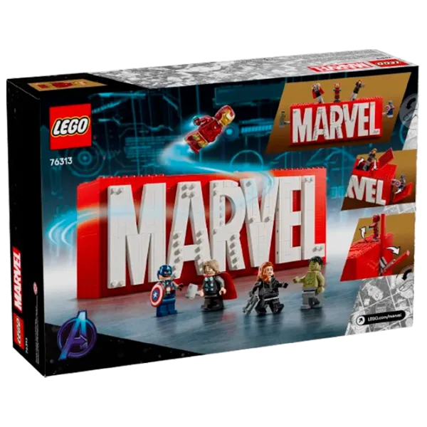 Constructor LEGO MARVEL Logo and Minifigures Marvel/ Multicolor photo 8