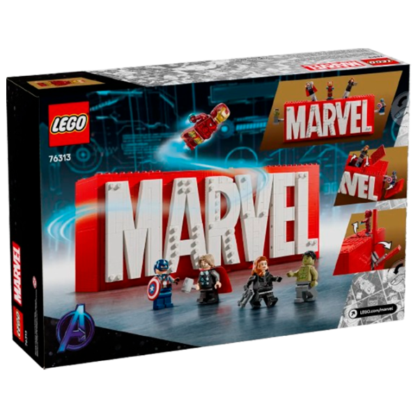 Constructor LEGO MARVEL Logo and Minifigures Marvel/ Multicolor photo 8