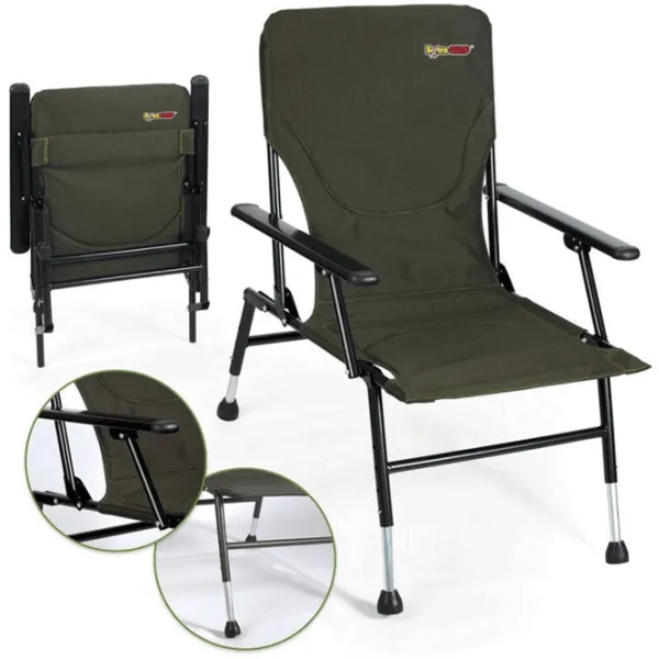 Scaun camping Extra Carp EXC PLUS Poliester / Green photo 4 Scaun camping Extra Carp EXC PLUS Poliester / Green photo 4