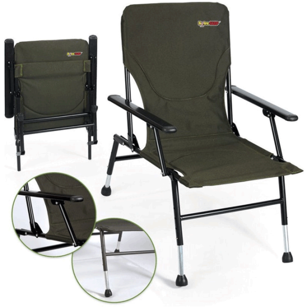 Scaun camping Extra Carp EXC PLUS Poliester / Green photo 4 Scaun camping Extra Carp EXC PLUS Poliester / Green photo 4