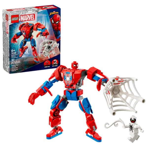 Конструктор LEGO Spider-Man Mech VS Anti-Venom Мстители/ Разноцветный photo 2