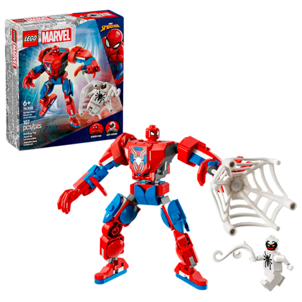 Конструктор LEGO Spider-Man Mech VS Anti-Venom Мстители/ Разноцветный photo 2