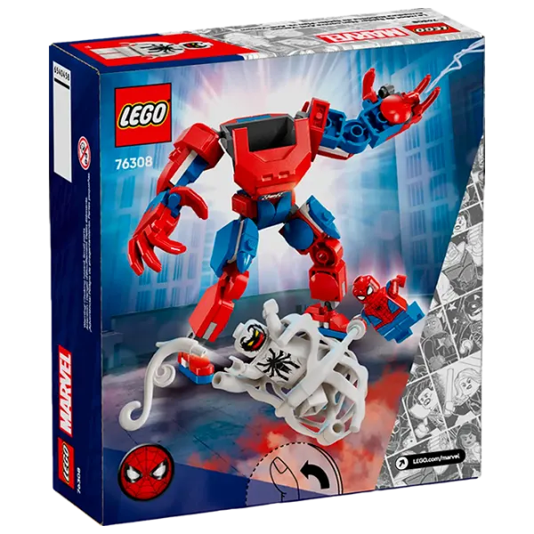 Конструктор LEGO Spider-Man Mech VS Anti-Venom Мстители/ Разноцветный photo 8