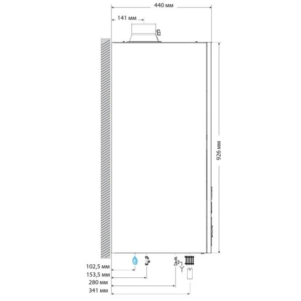 Газовый котёл Prestige 24 Solo MK3 24 кВт / 230 м² photo 3