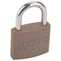 Висячий замок TopTools 51579 Чугун / Ключ
