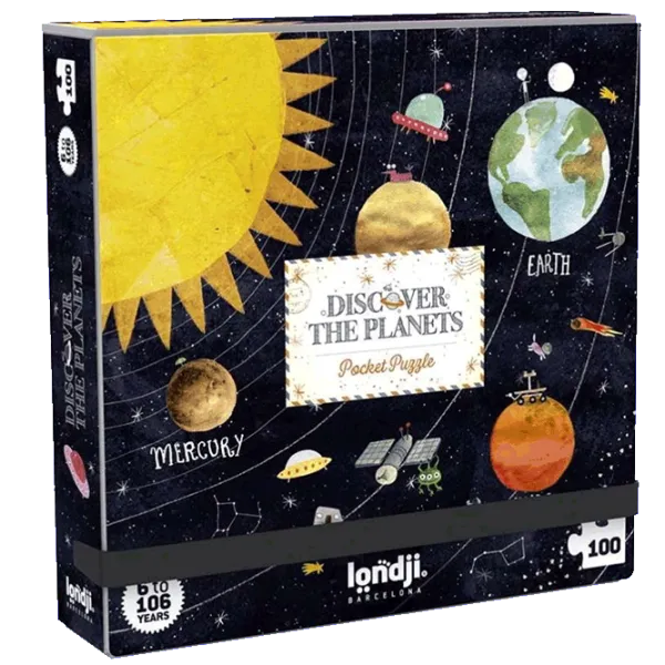 Puzzle Londji Discover the Planets 6+/ Количество деталей: 100 photo 1 Puzzle Londji Discover the Planets 6+/ Количество деталей: 100 photo 1