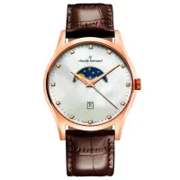 Ceas de mână pentru bărbați Claude Bernard 79010-37R-NAR Cuarț / 40 mm