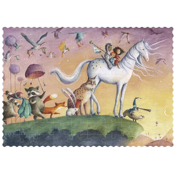 Puzzle Londji Pocket My Unicorn 6+/ Numărul de piese: 100 photo 2 Puzzle Londji Pocket My Unicorn 6+/ Numărul de piese: 100 photo 2