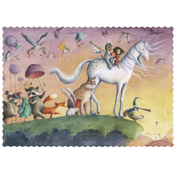 Puzzle Londji Pocket My Unicorn 6+/ Numărul de piese: 100 photo 2 Puzzle Londji Pocket My Unicorn 6+/ Numărul de piese: 100 photo 2