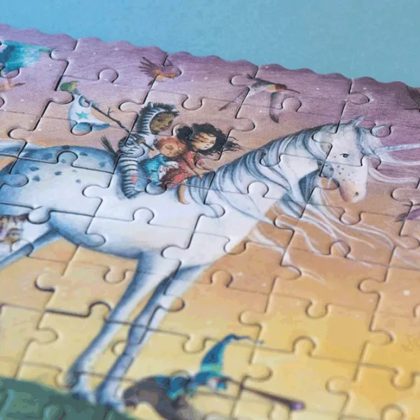 Puzzle Londji Pocket My Unicorn 6+/ Numărul de piese: 100 photo 3 Puzzle Londji Pocket My Unicorn 6+/ Numărul de piese: 100 photo 3