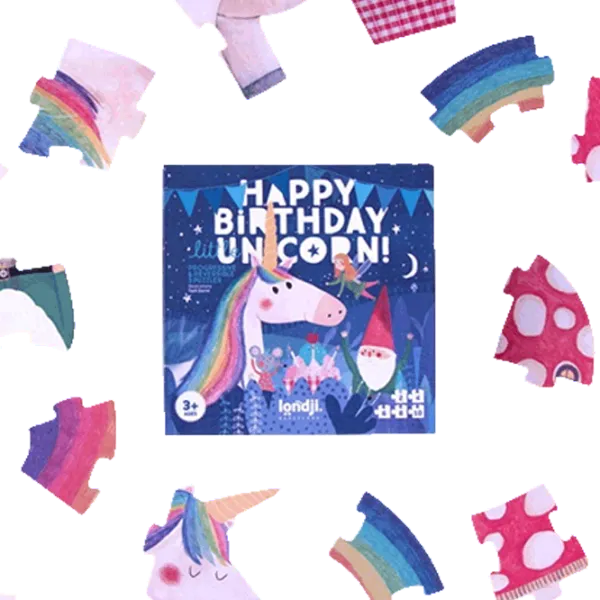 Puzzle Londji Happy Birthday Unicorn! 6+/ Numărul de piese: 30 photo 2 Puzzle Londji Happy Birthday Unicorn! 6+/ Numărul de piese: 30 photo 2