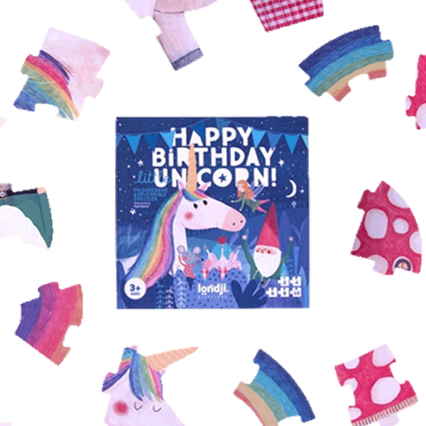 Puzzle Londji Happy Birthday Unicorn! 6+/ Numărul de piese: 30 photo 2 Puzzle Londji Happy Birthday Unicorn! 6+/ Numărul de piese: 30 photo 2