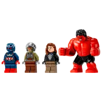Constructor LEGO Captain America VS Red Hulk Duel Eroi/ Multicolor photo 6