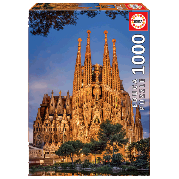Puzzle Educa SAGRADA FAMILIA 14+/ Numărul de piese: 1000 photo 1 Puzzle Educa SAGRADA FAMILIA 14+/ Numărul de piese: 1000 photo 1
