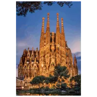 Puzzle Educa SAGRADA FAMILIA 14+/ Numărul de piese: 1000 photo 2