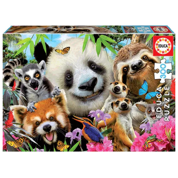 Puzzle Educa Black-Eyed Friends Selfie 8+/ Numărul de piese: 300 photo 1