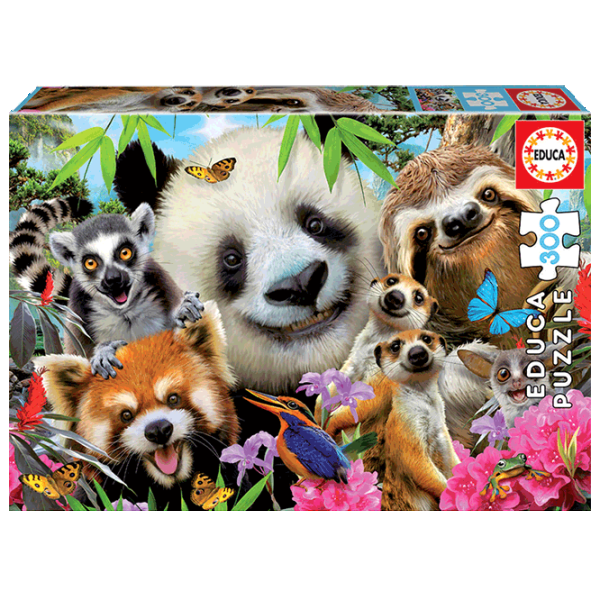 Puzzle Educa Black-Eyed Friends Selfie 8+/ Numărul de piese: 300 photo 1
