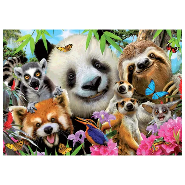 Puzzle Educa Black-Eyed Friends Selfie 8+/ Numărul de piese: 300 photo 2
