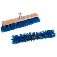 Веник Total SZC0435 Синий / Дерево