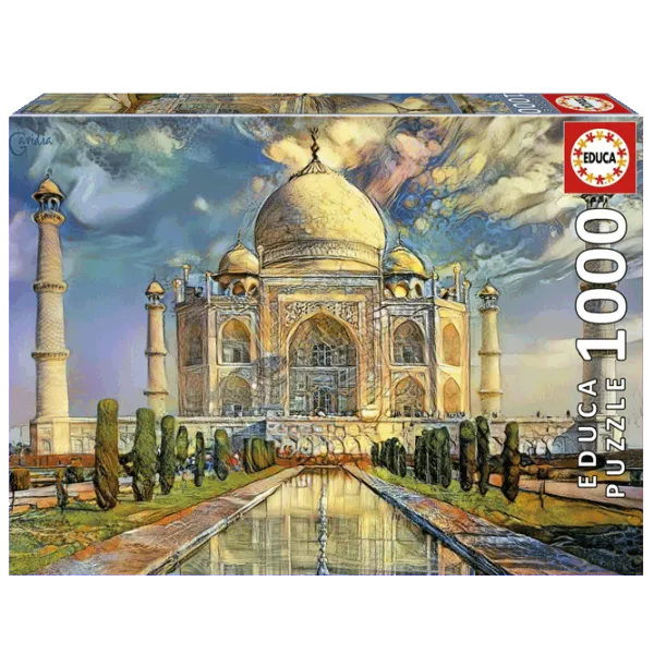 Puzzle Educa TAJ MAHAL 14+/ Количество деталей: 1000 photo 1